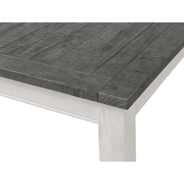 Laurel Foundry Modern Farmhouse Hoddesd Solid Wood 78” Dining Table